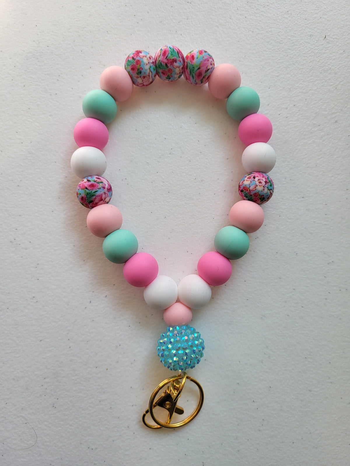 Nature-Inspired Beaded Teardrop Wristlets