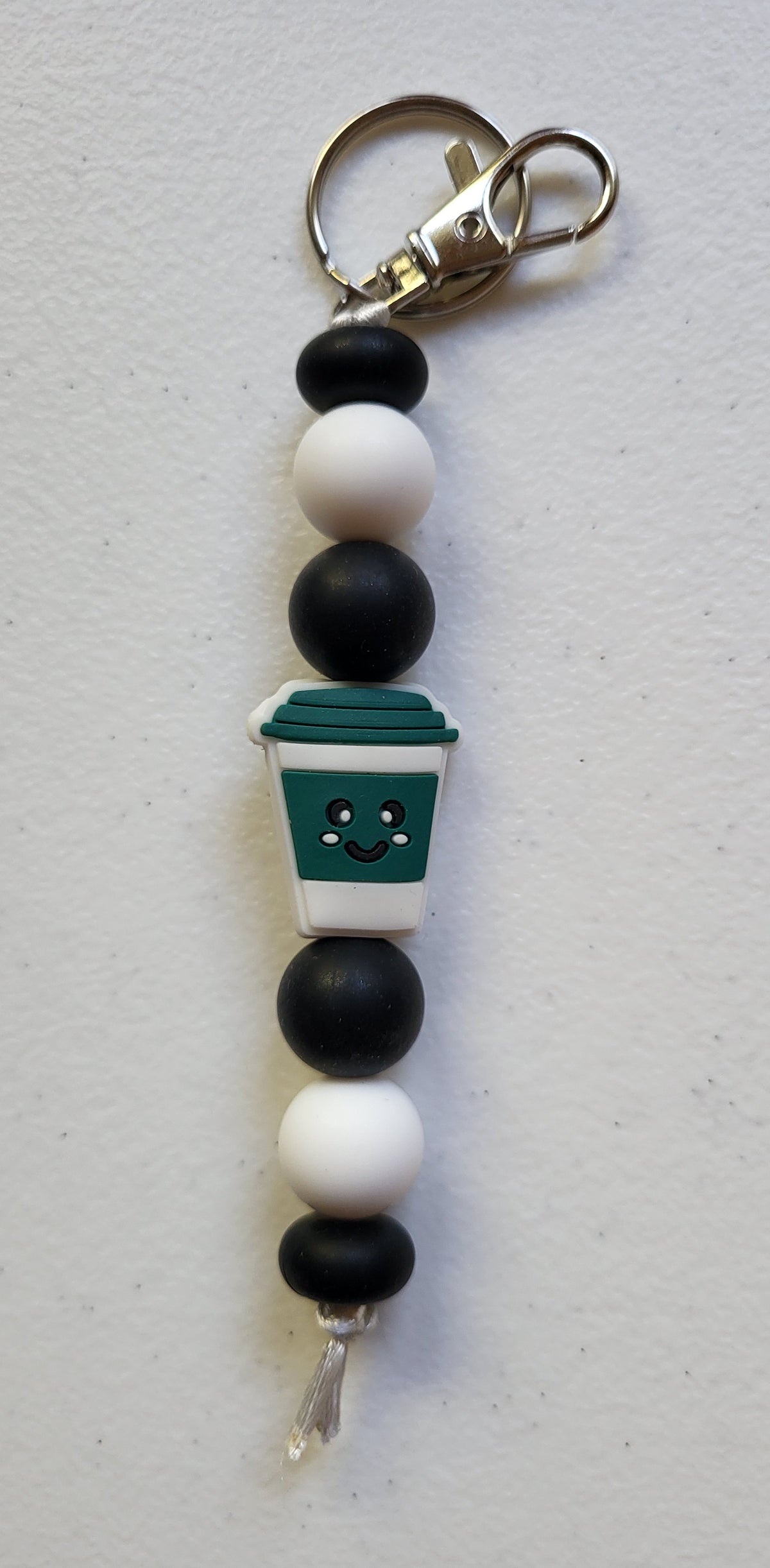 Coffee Beaded Keychains