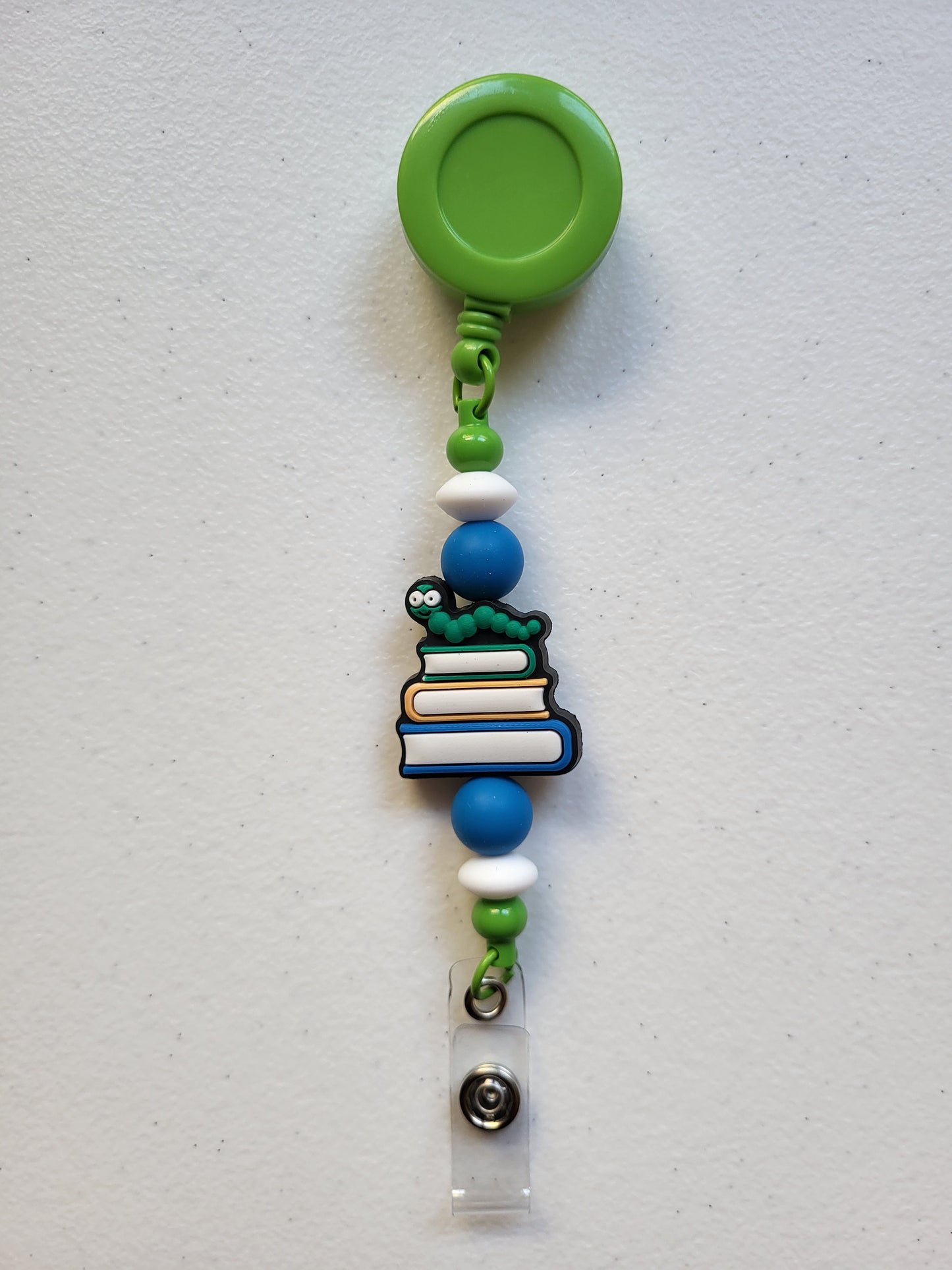Teacher Beaded Retractable Badge Reels