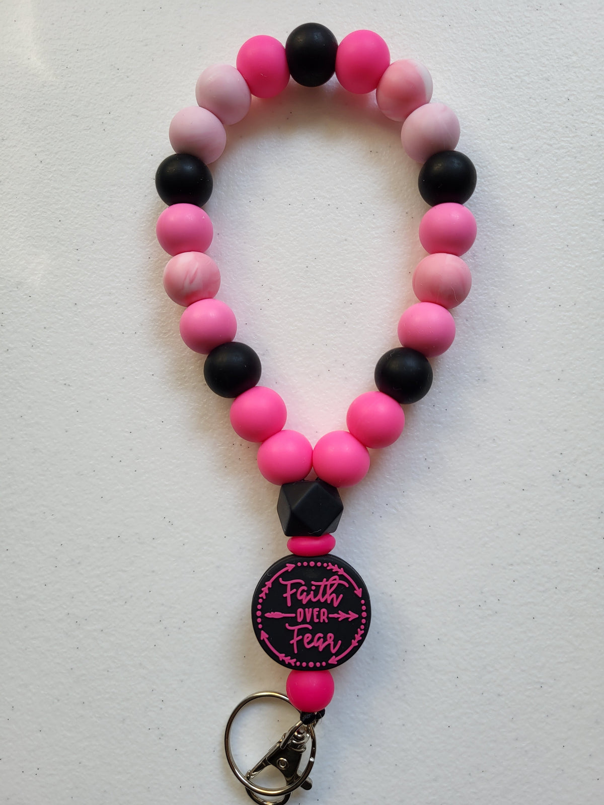 Faith Beaded Teardrop Wristlets