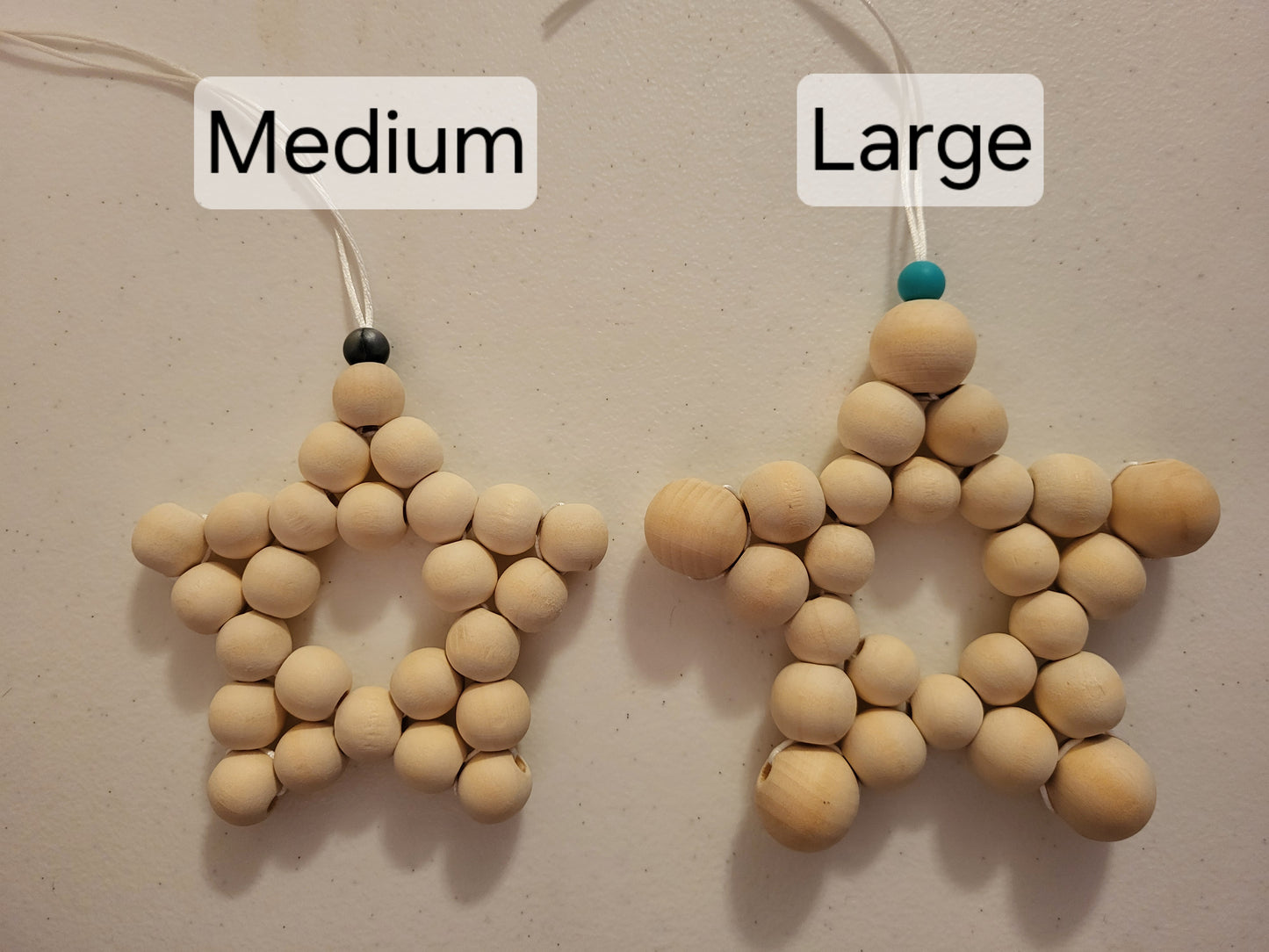 Beaded Star Ornaments