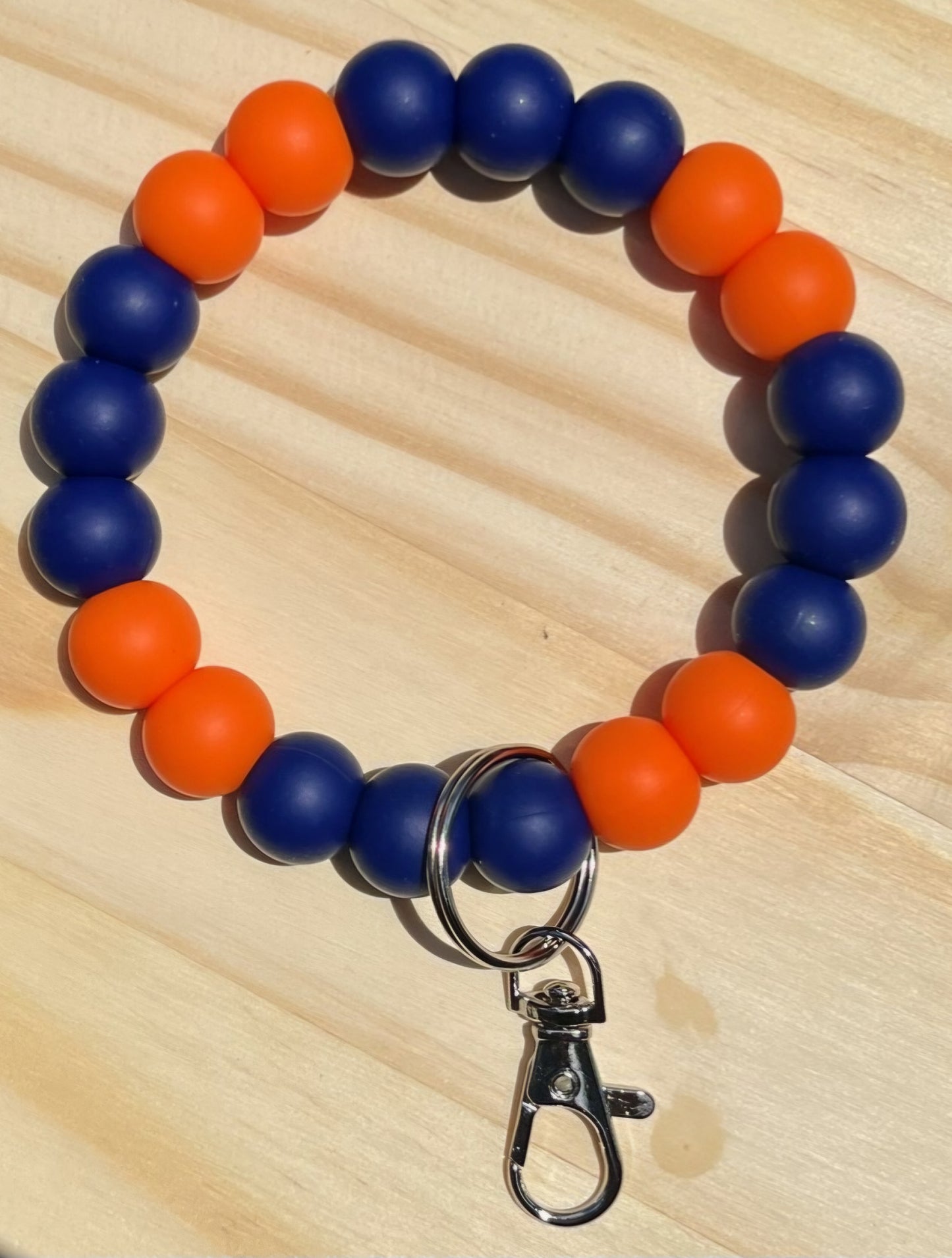 Beaded Football Team Wristlets