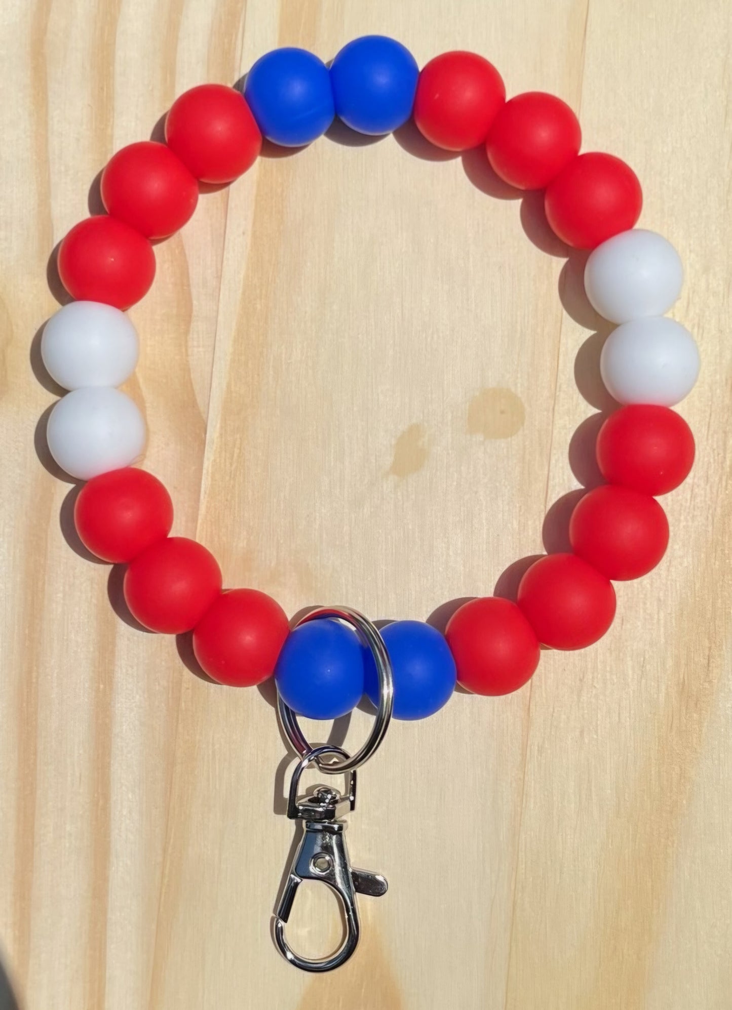 Beaded Football Team Wristlets