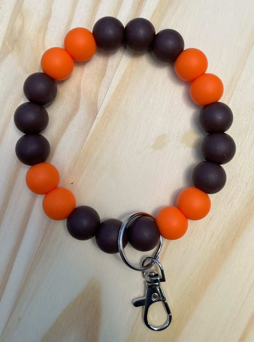 Beaded Football Team Wristlets