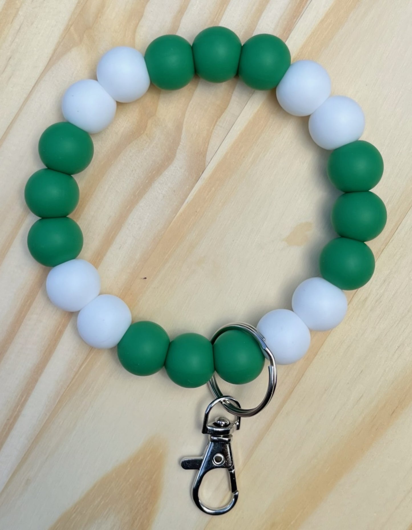 Beaded Football Team Wristlets