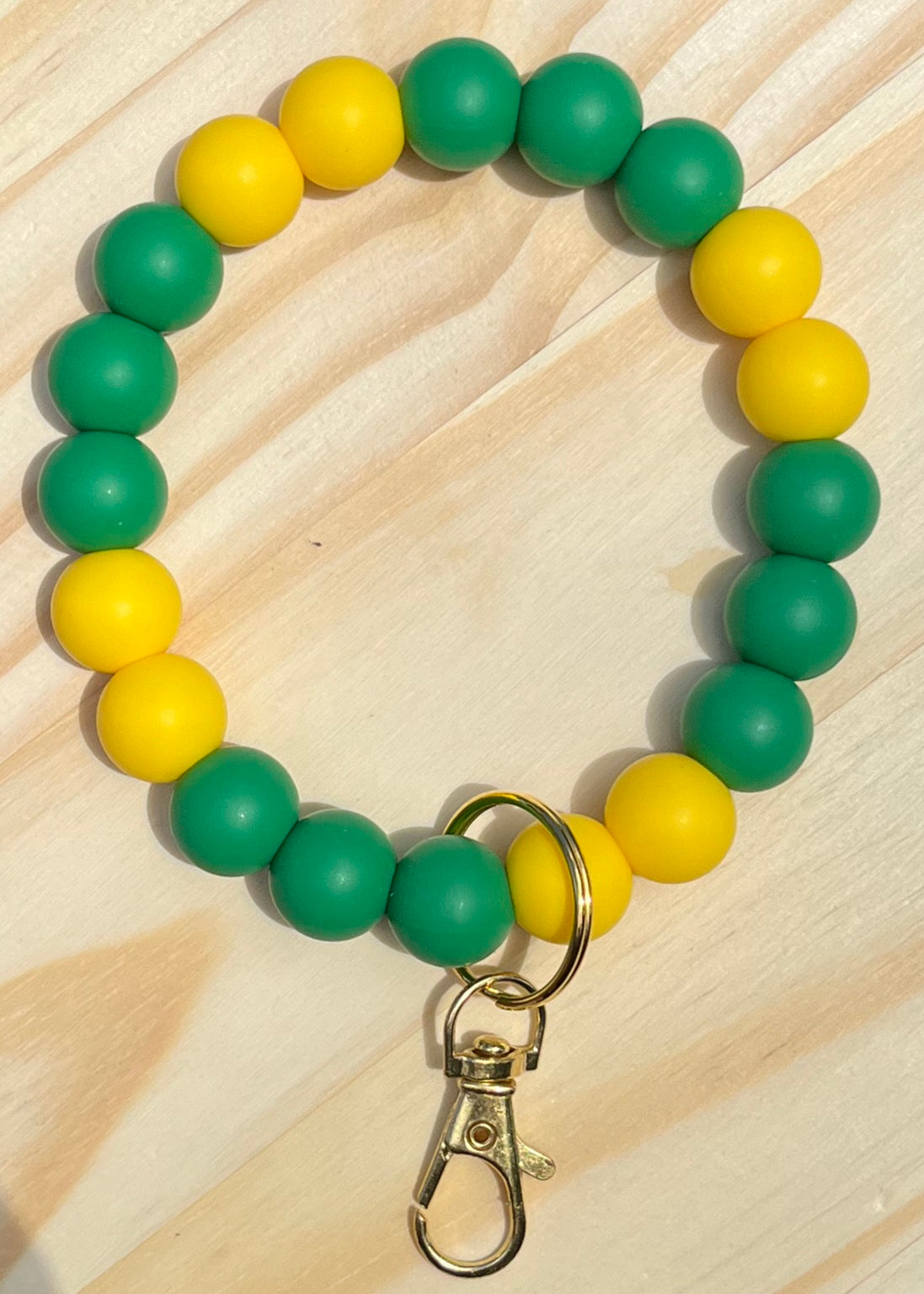 Beaded Football Team Wristlets