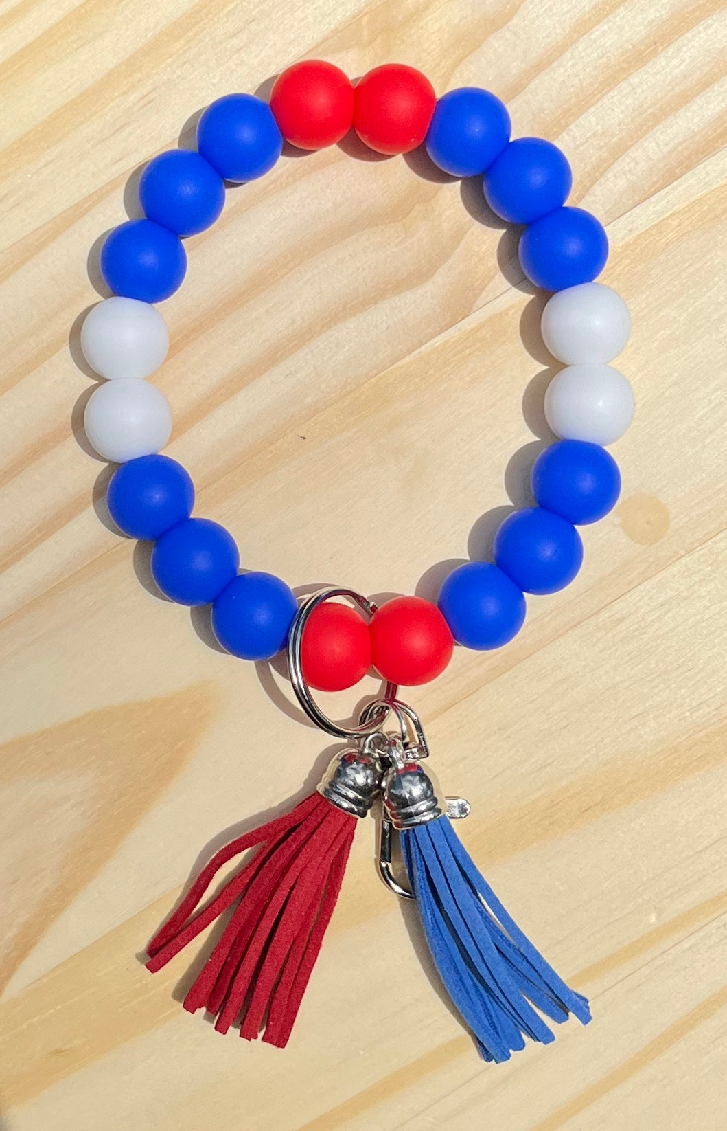 Beaded Football Team Wristlets