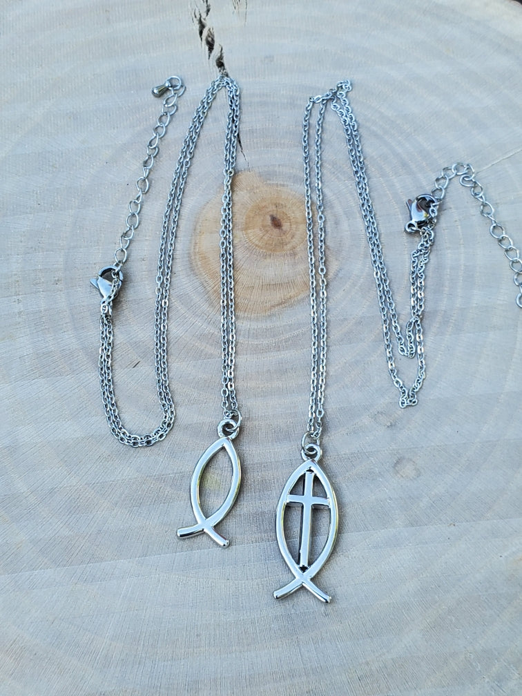 Collar de cruz de Ichthys