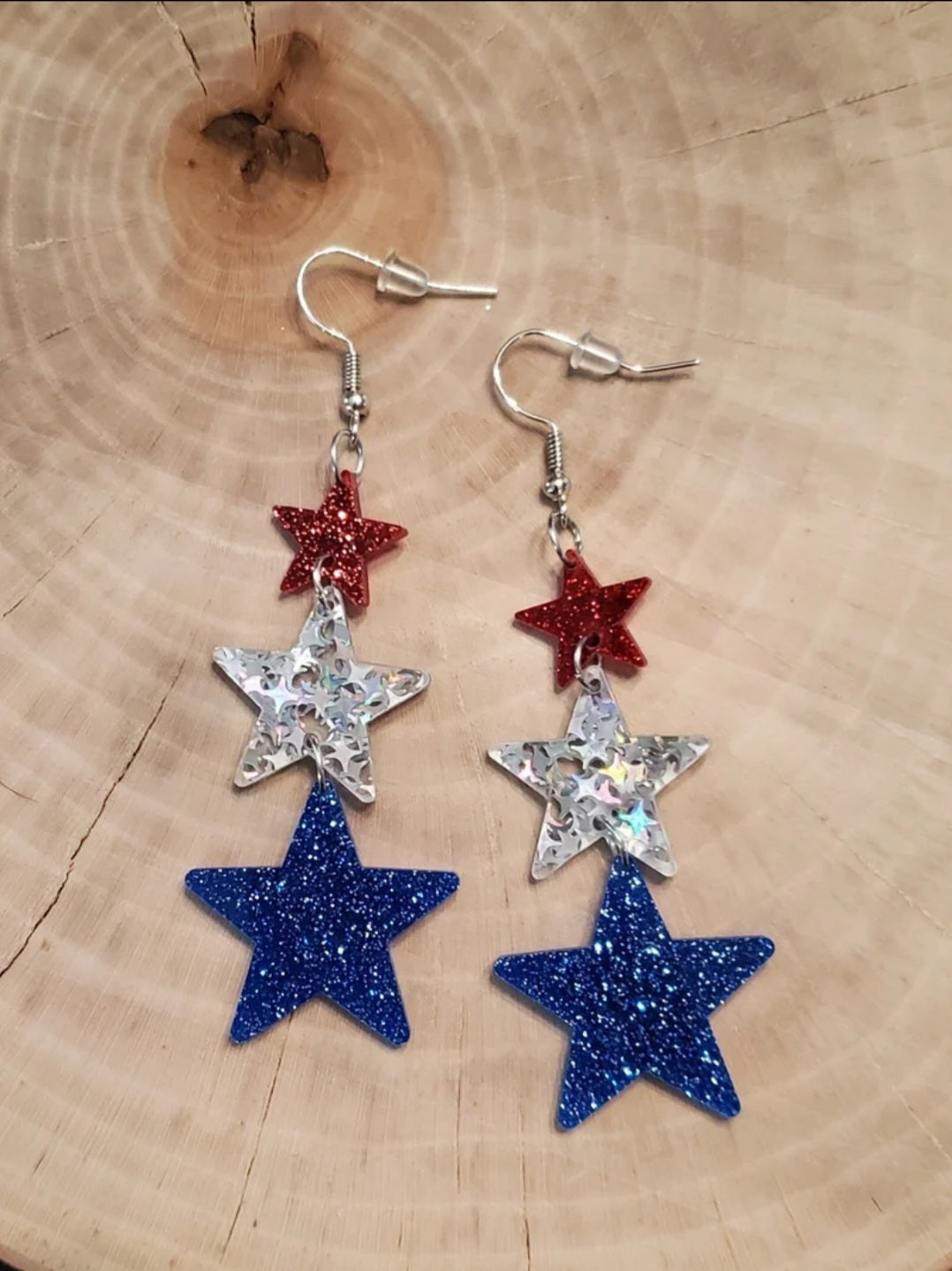 Star-Spangled Dangle Earrings
