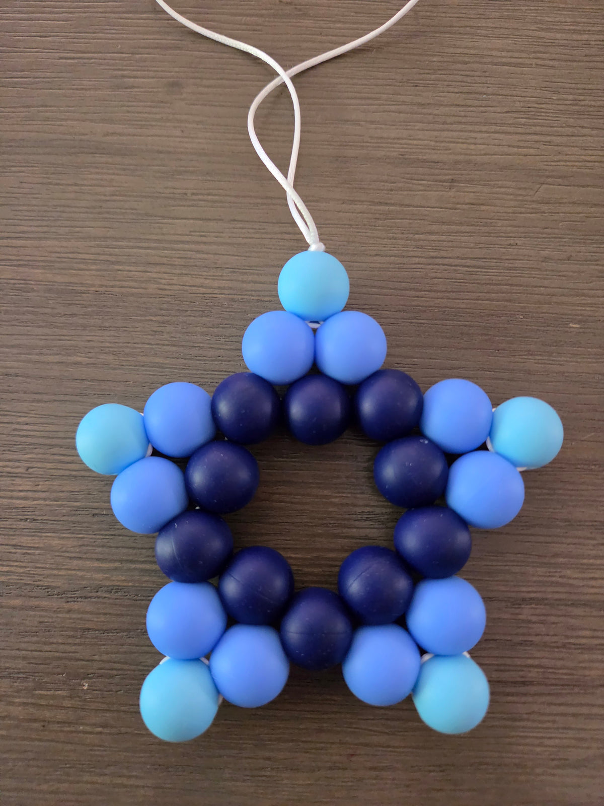 Dijes de coche con forma de estrella con cuentas