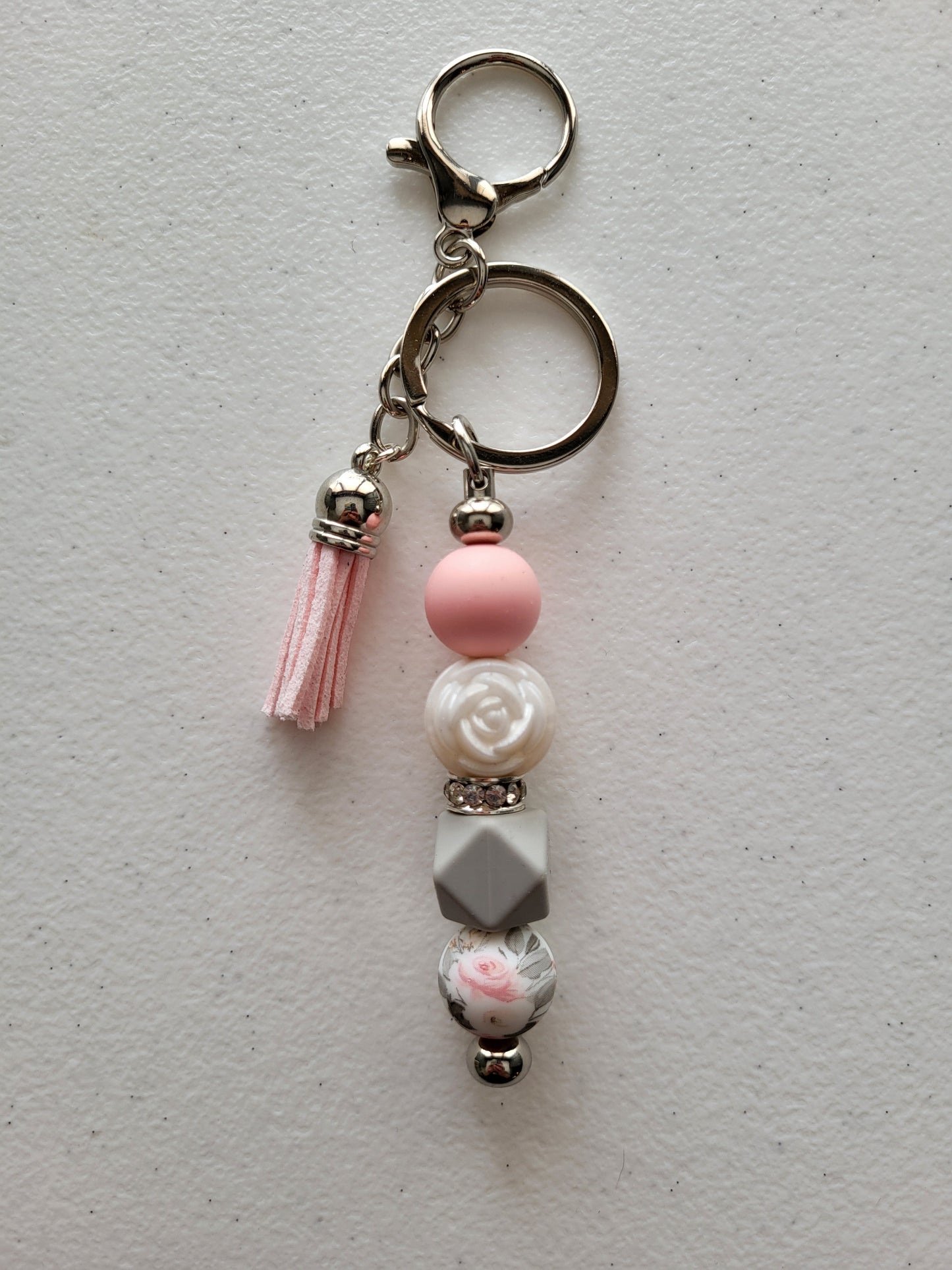 Llaveros con barra de cuentas