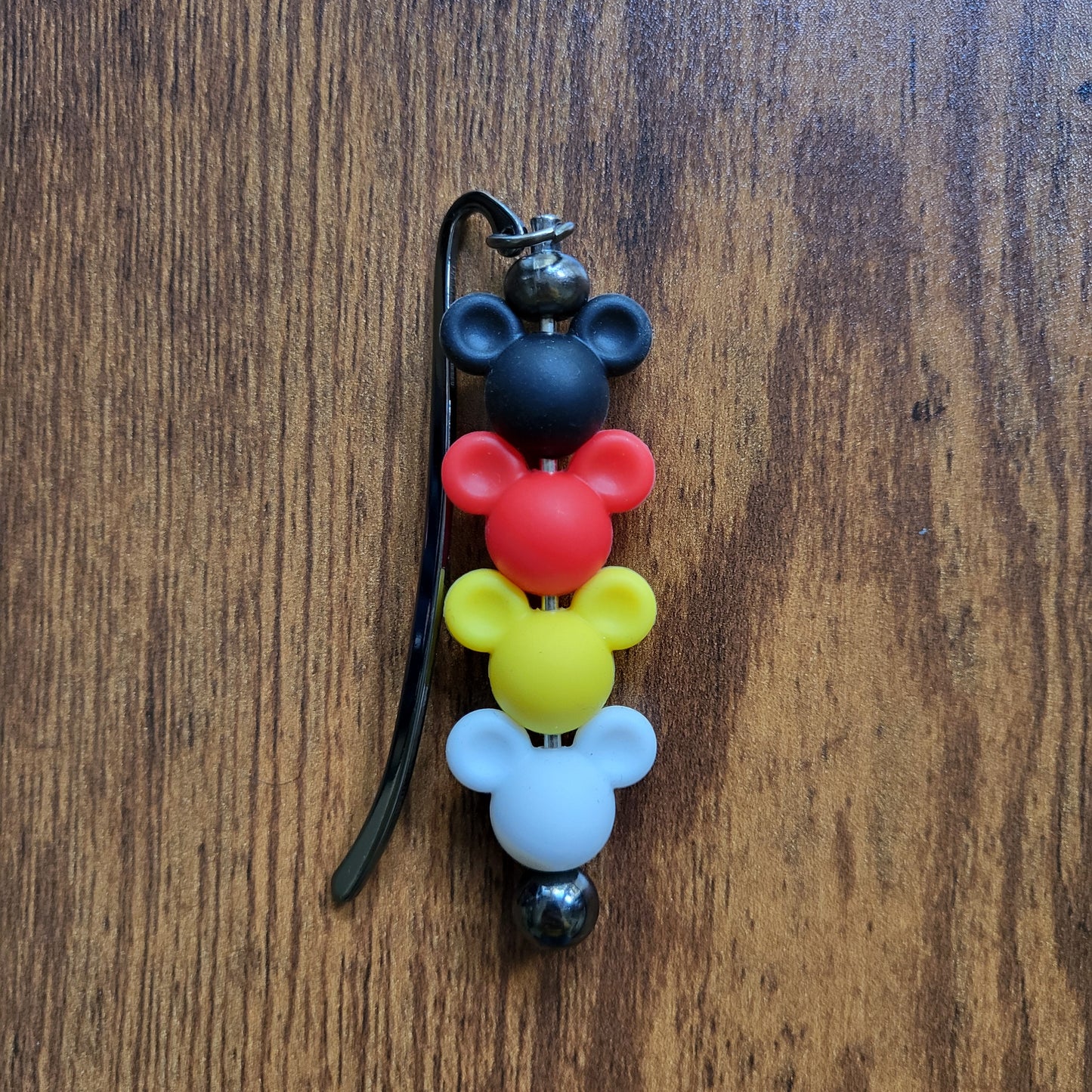 Mickey Fan Club Beaded Bookmark