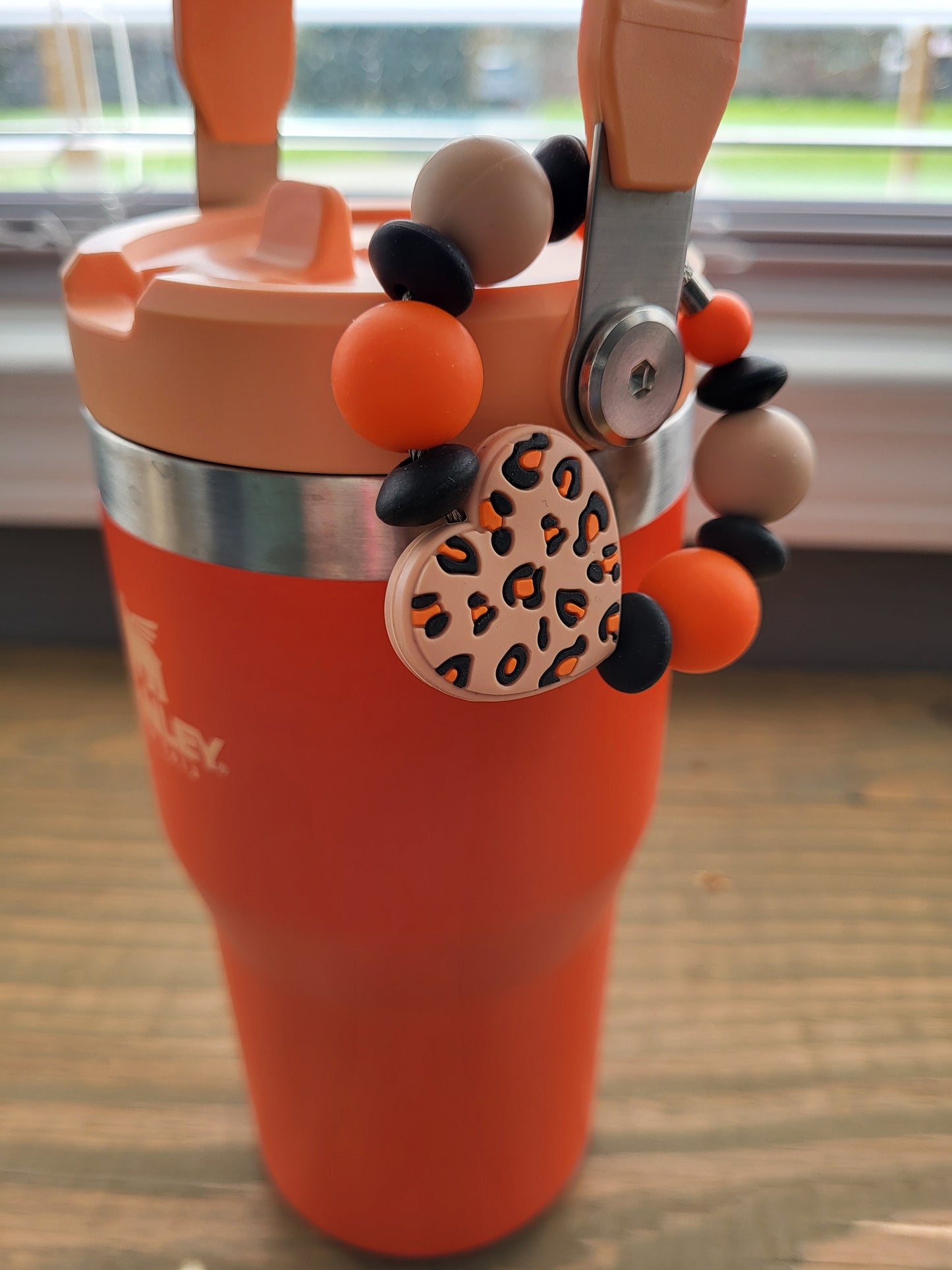 Red Mickey - Beaded Backpack & Cup Charm