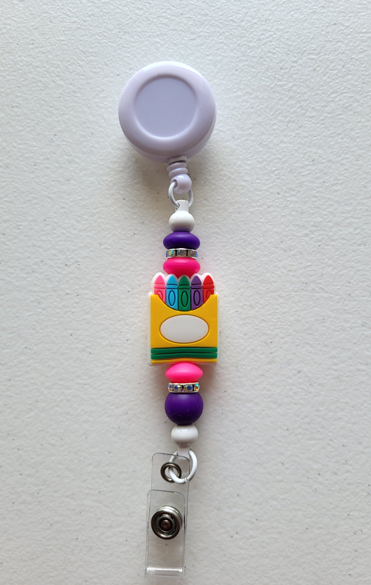 Beaded Retractable Badge Reels