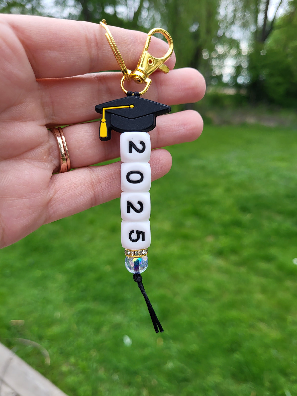 Teacher & School Beaded Keychains