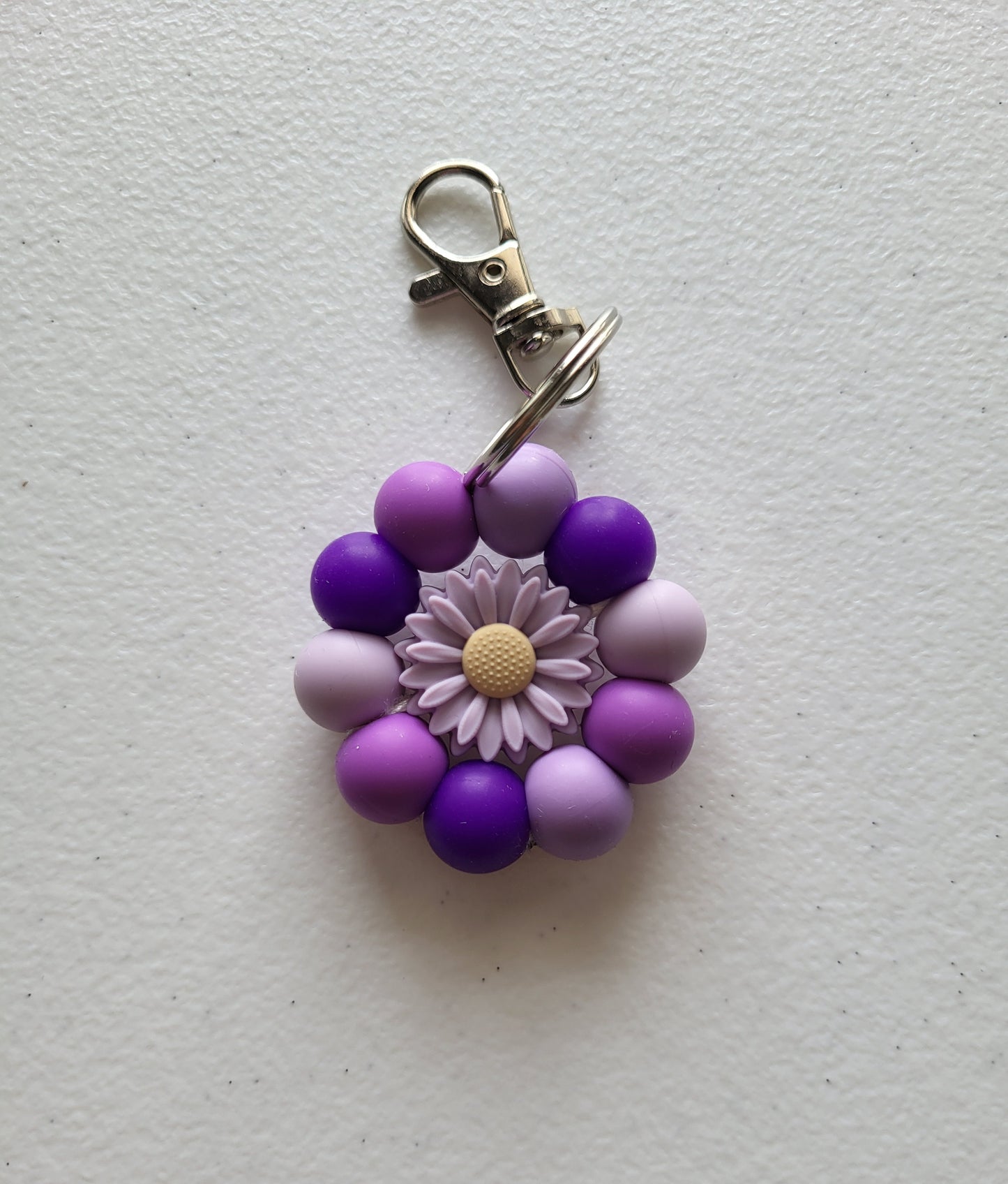 Beaded Daisy Keychains