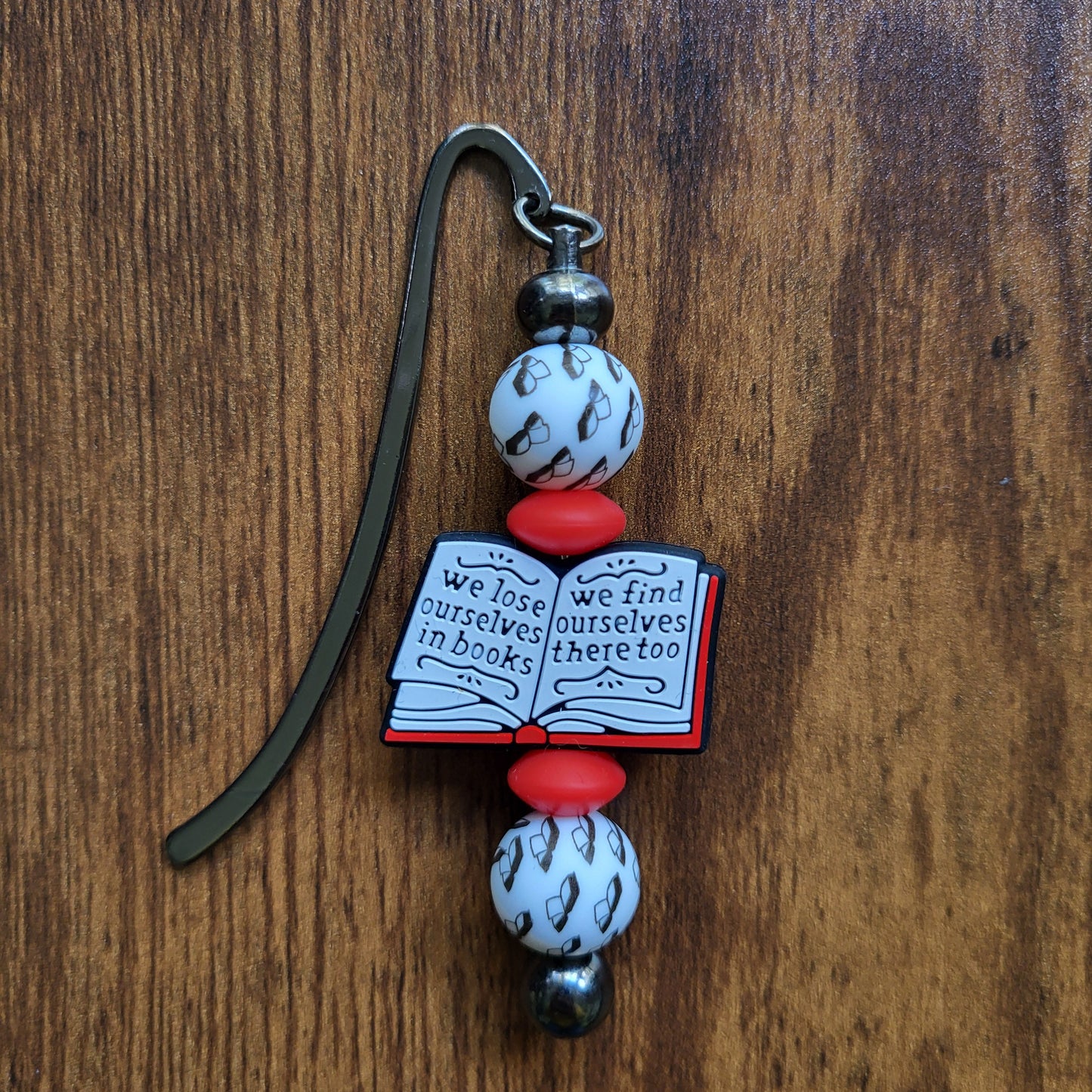 Book Lovers Beaded Bookmark