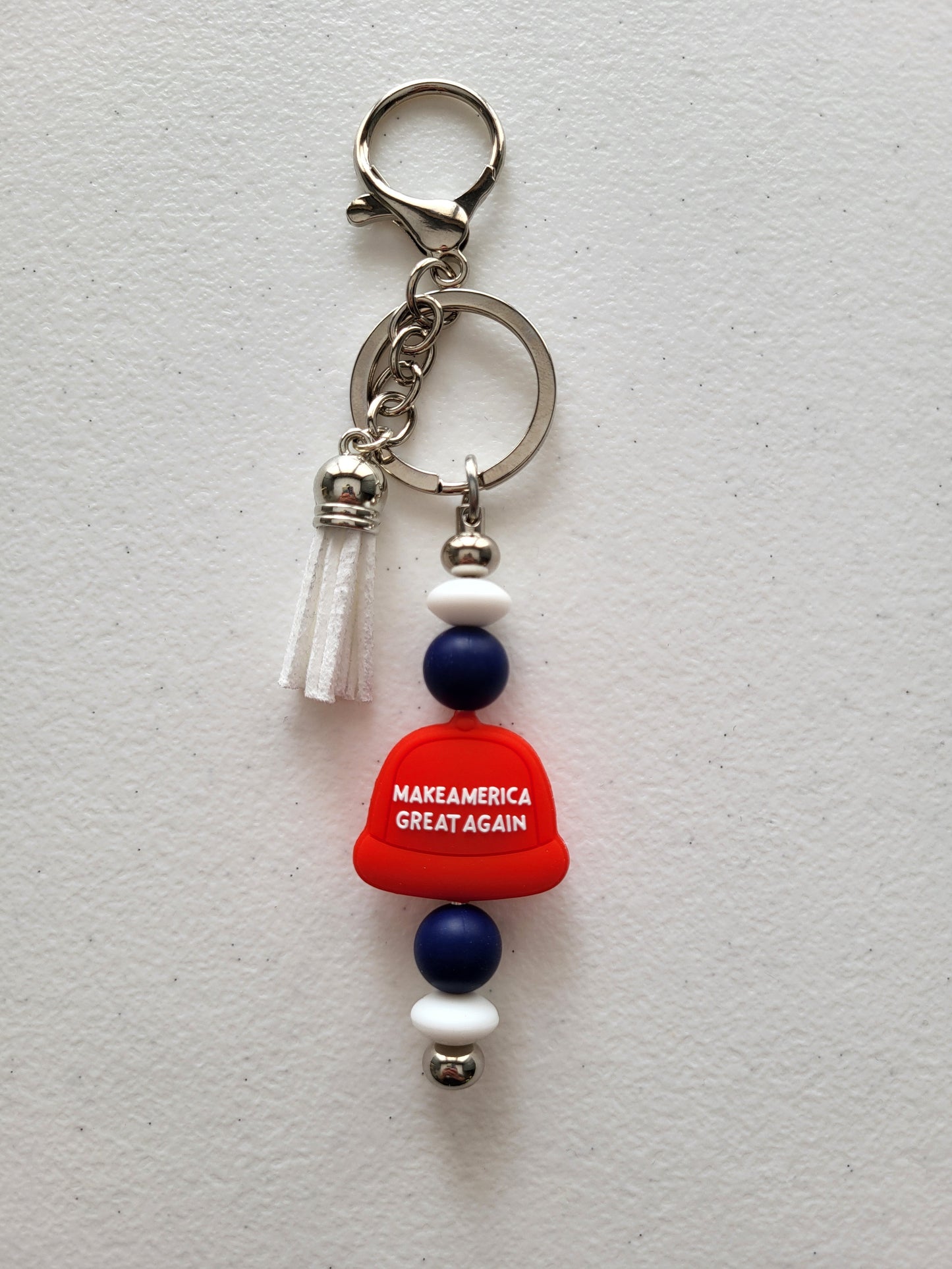 Llaveros con barra de cuentas