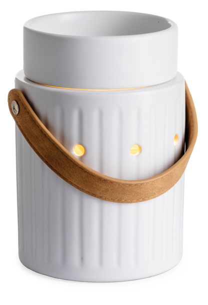 Leather Handle Illumination Wax Warmer