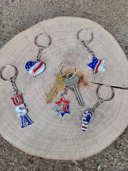 Patriotic Keychain