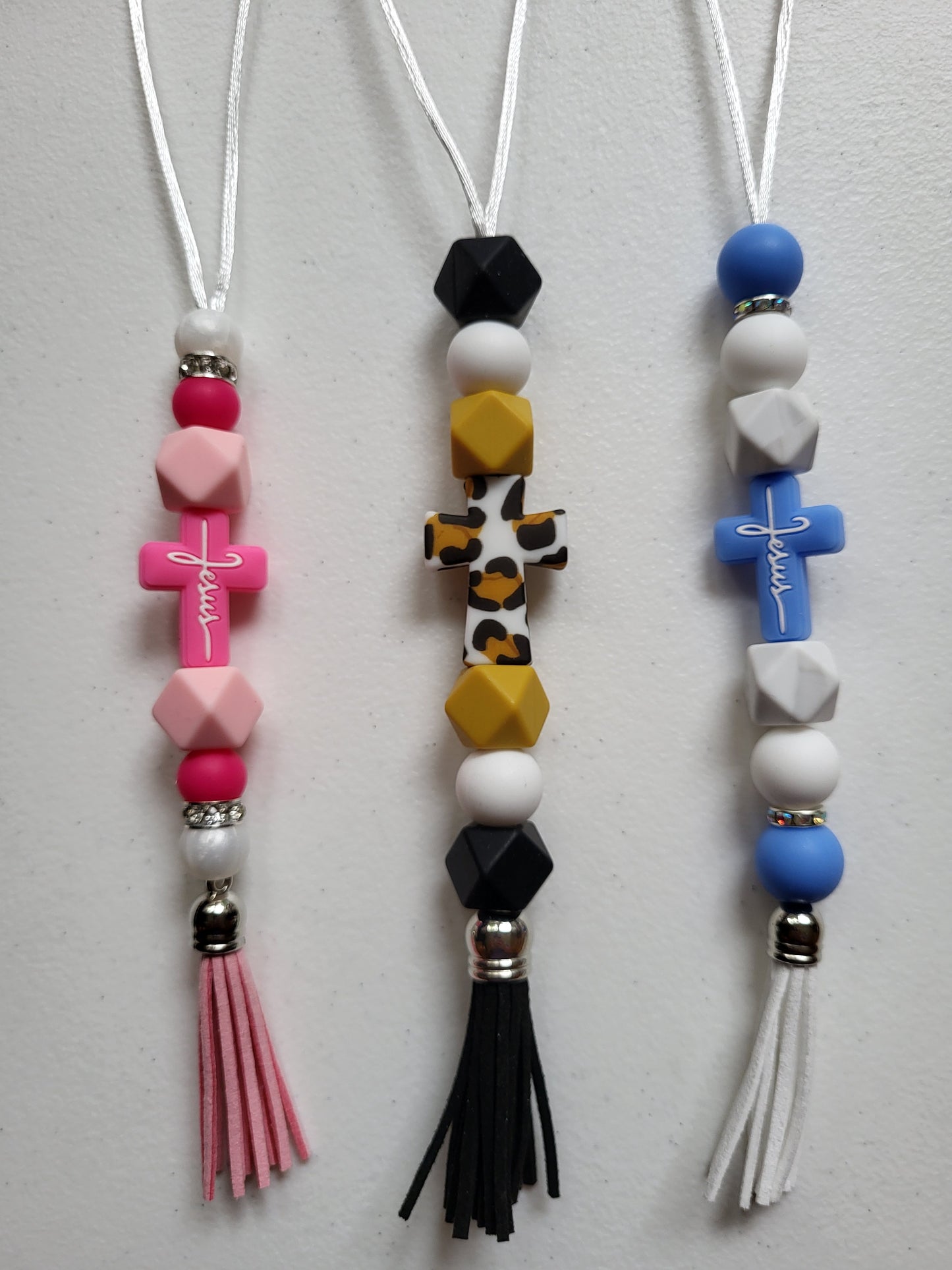 Silicone Beaded Car Charm