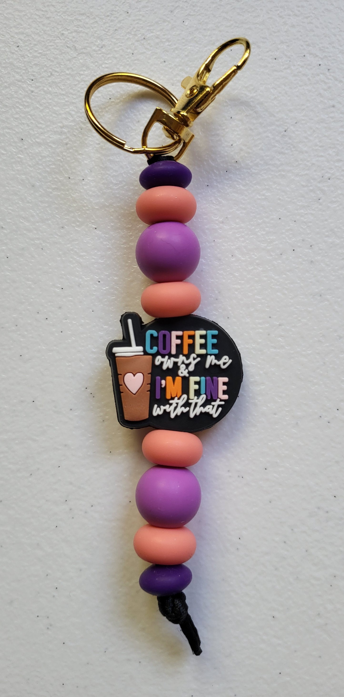 Silicone Beaded Keychain