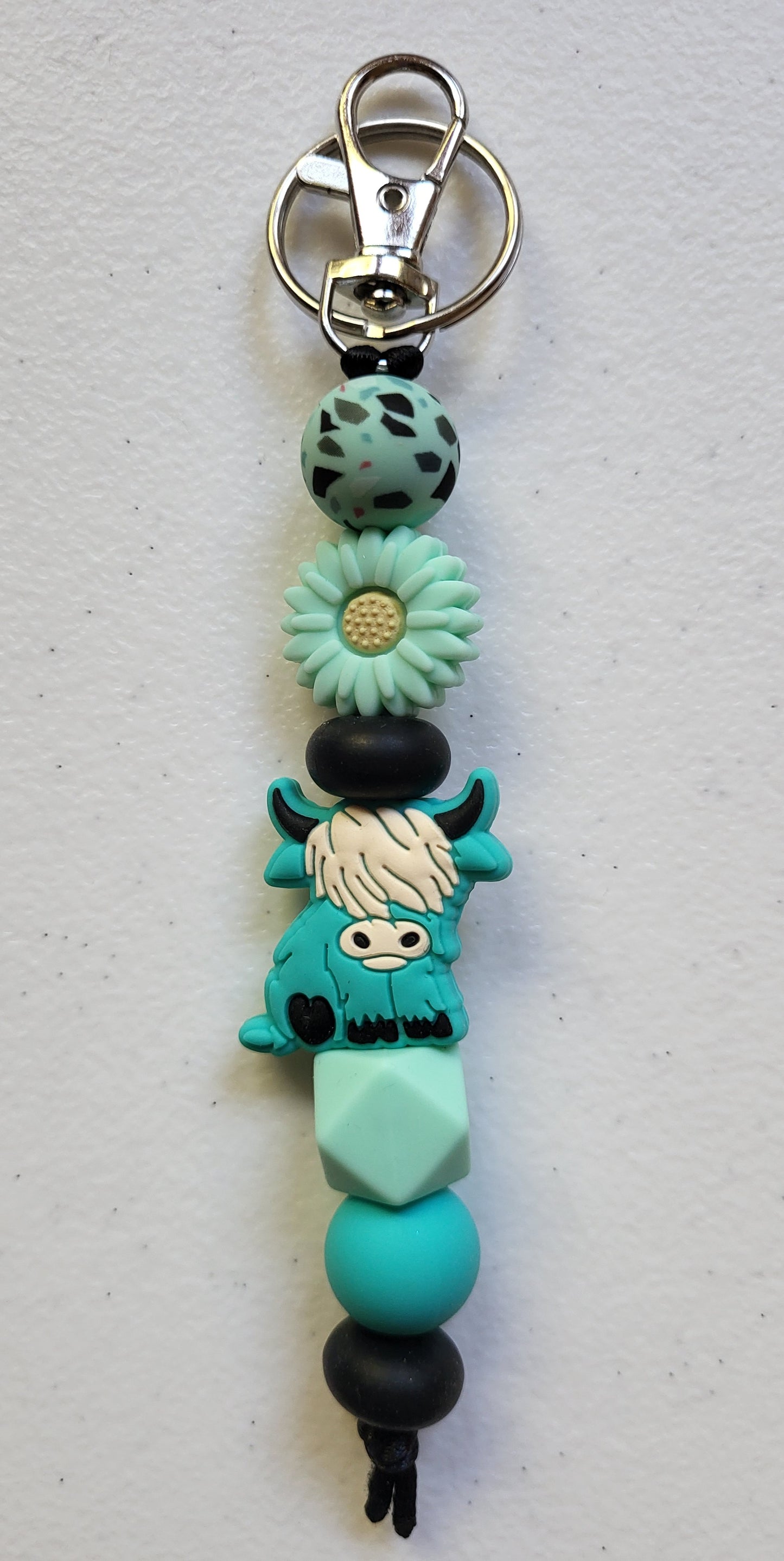 Silicone Beaded Keychain