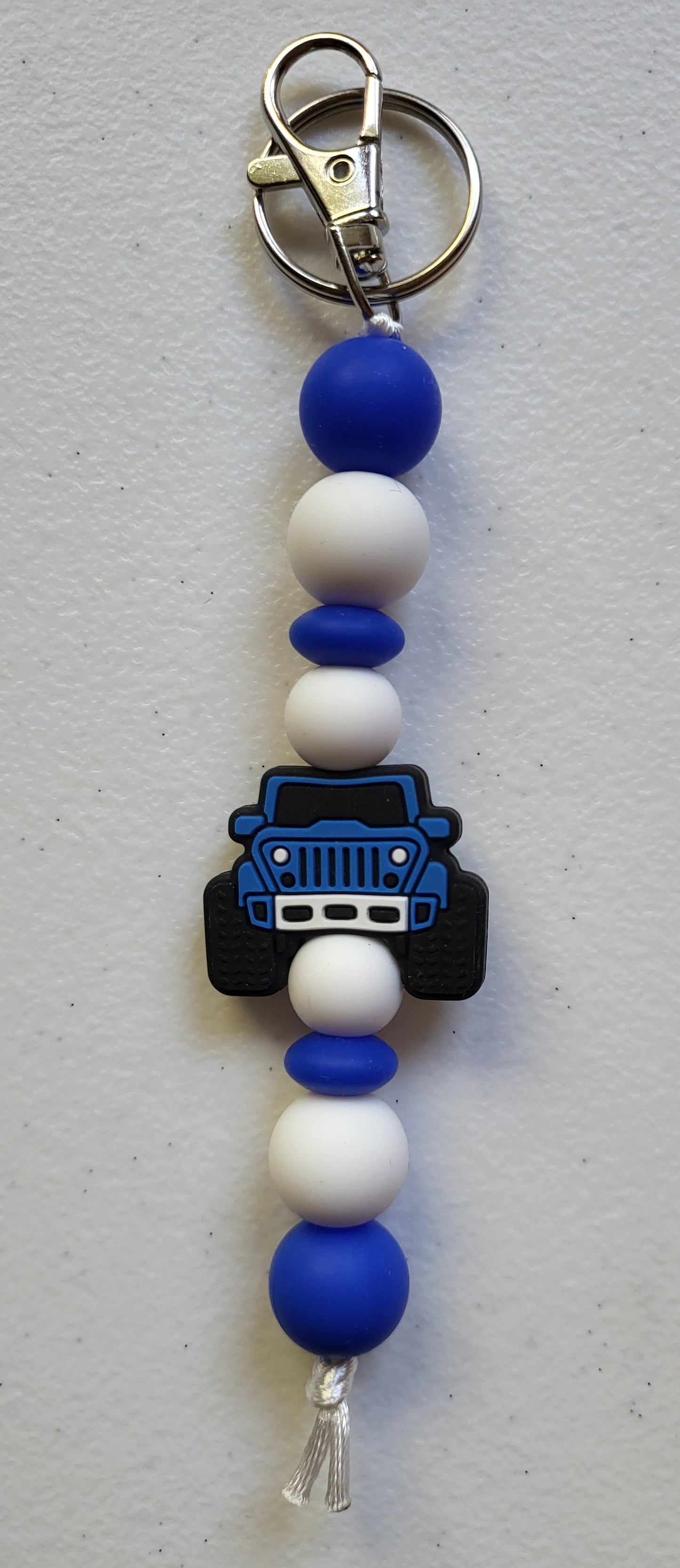 Silicone Beaded Keychain