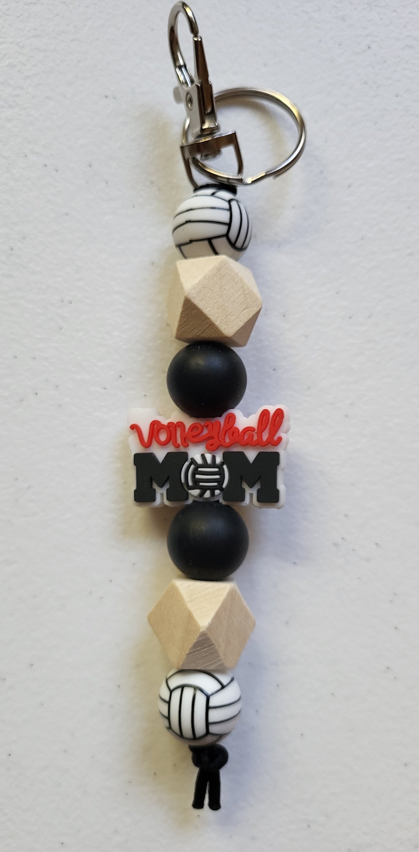 Silicone Beaded Keychain