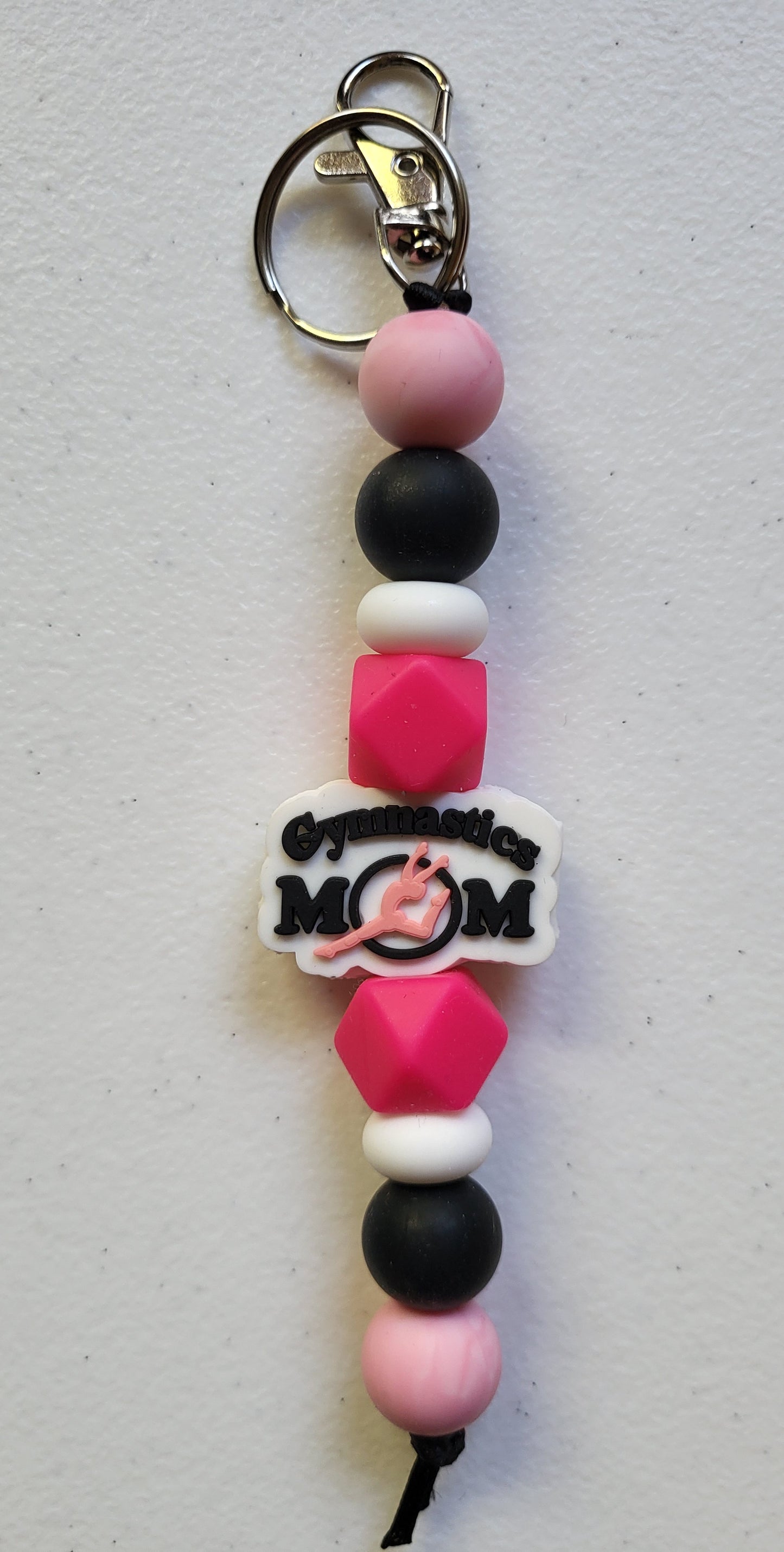 Silicone Beaded Keychain