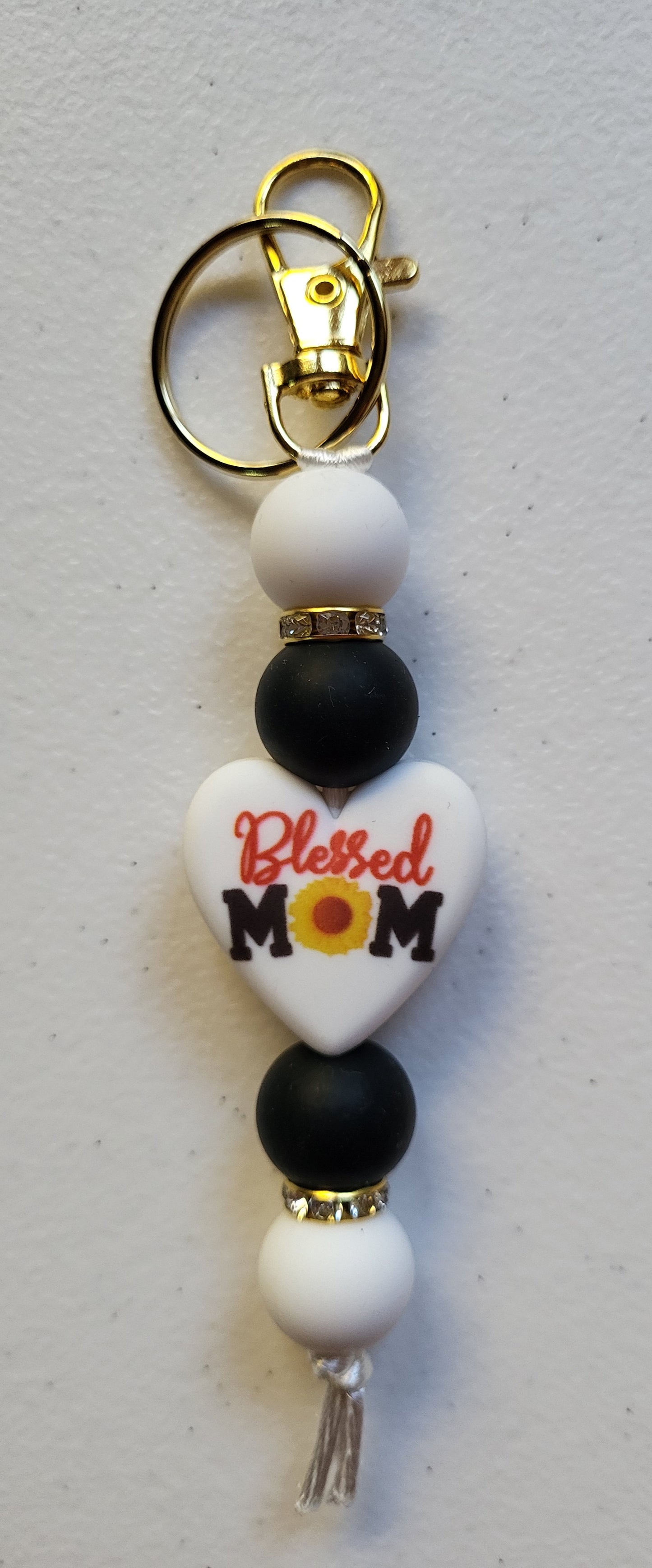 Silicone Beaded Keychain