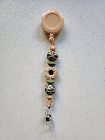Beaded Retractable Badge Reels