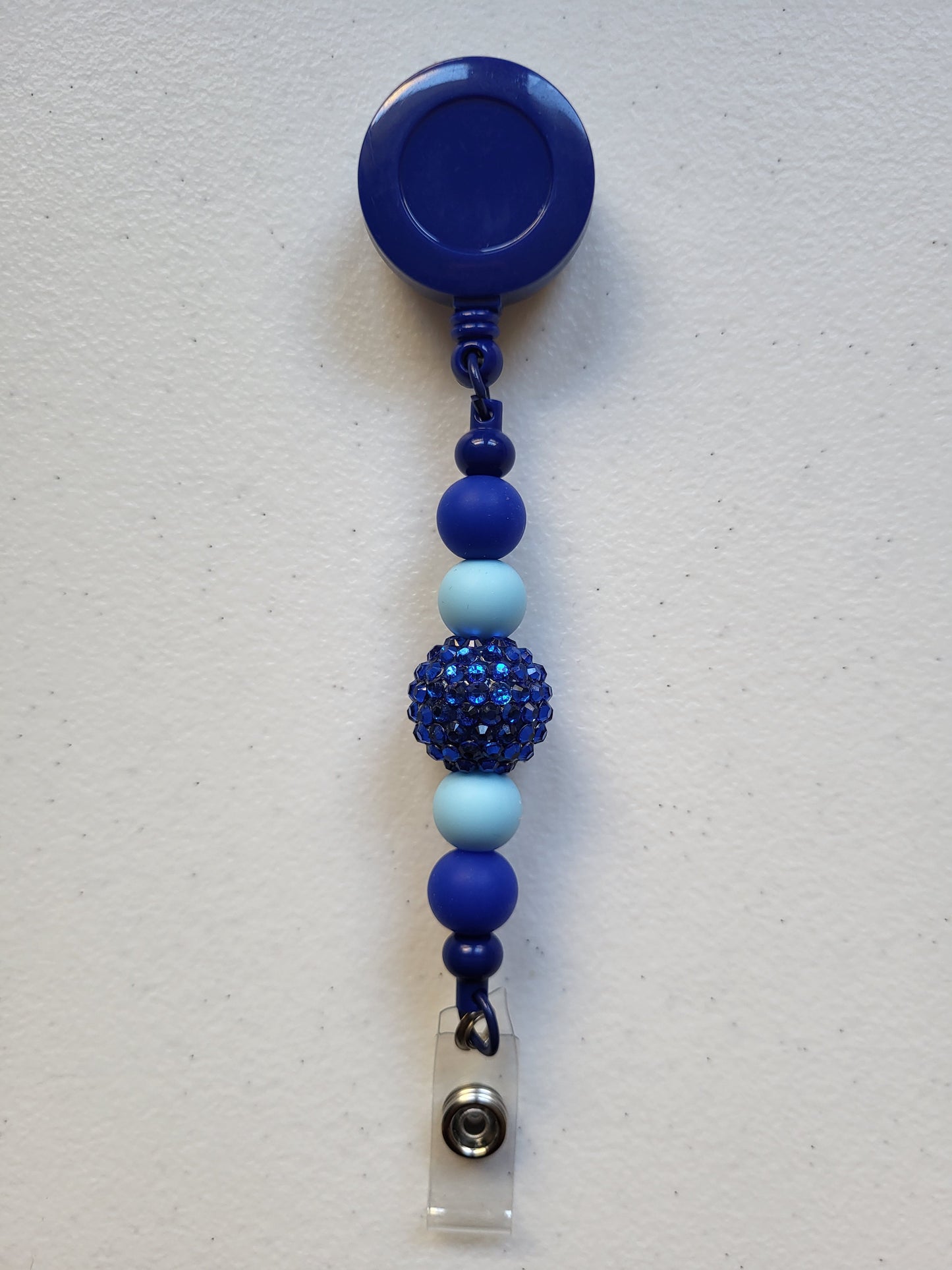 Silicone Beaded Retractable Badge Reel