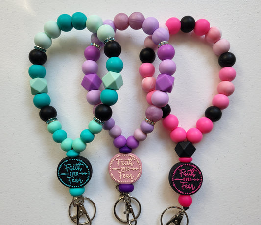 Beaded Teardrop Wristlets