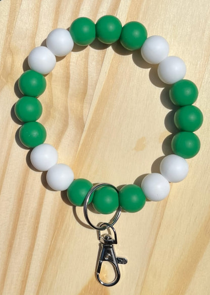 Beaded Football Team Wristlets