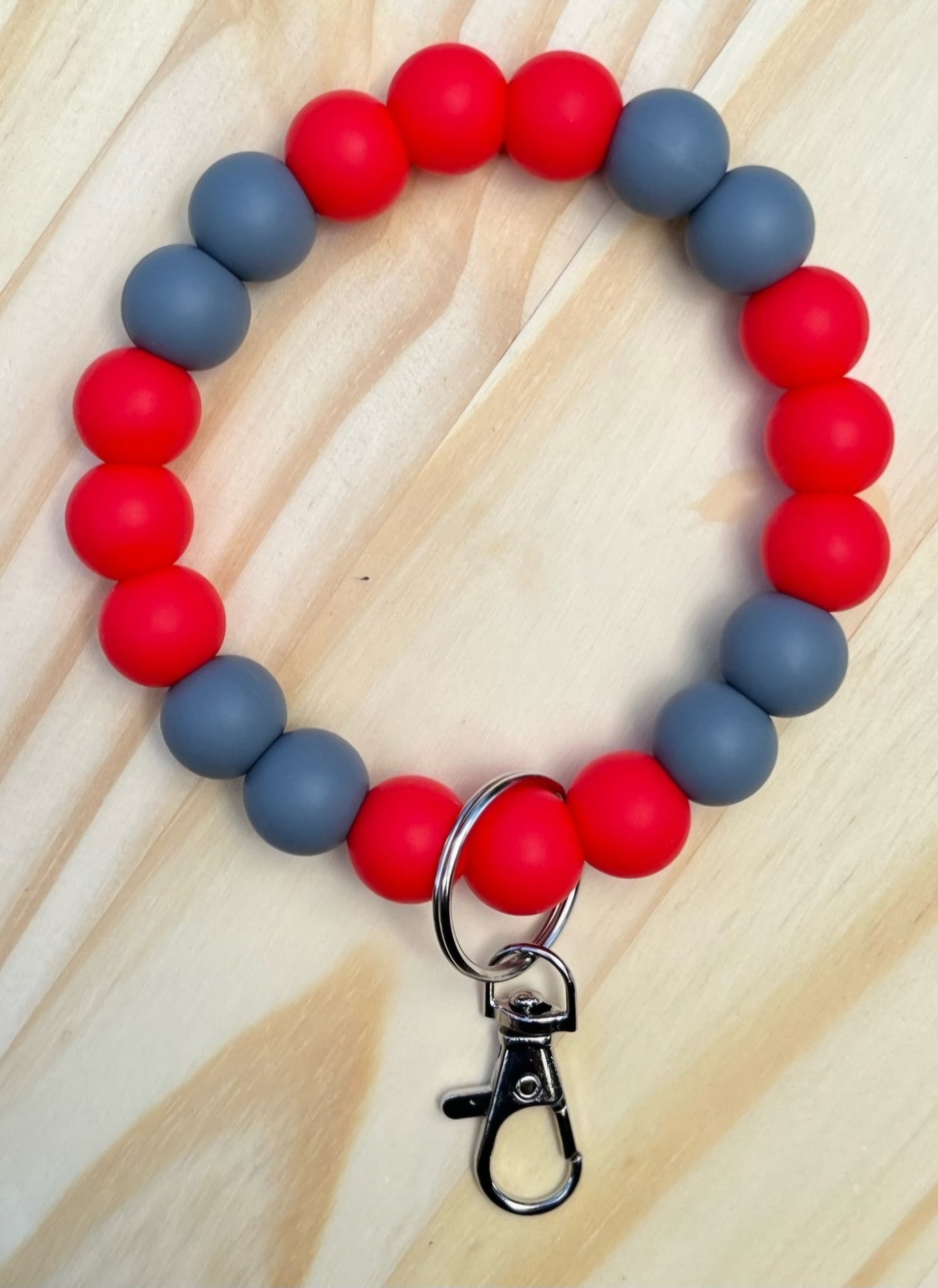 Beaded Football Team Wristlets