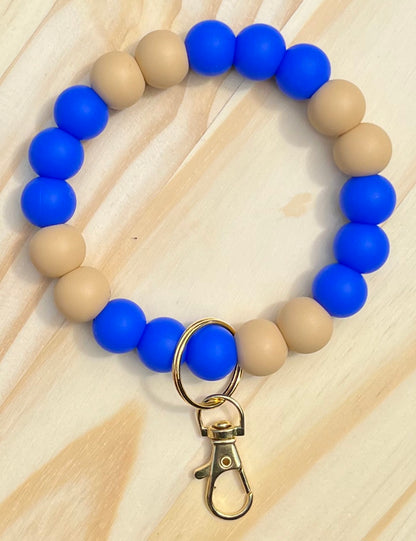 Beaded Football Team Wristlets