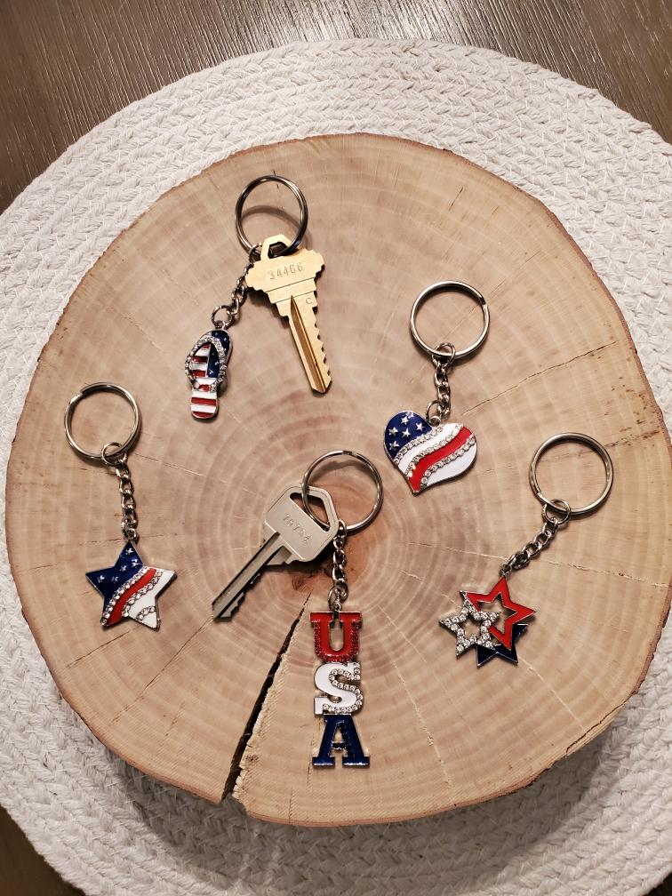 Patriotic Keychain