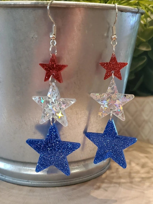 Star-Spangled Dangle Earrings