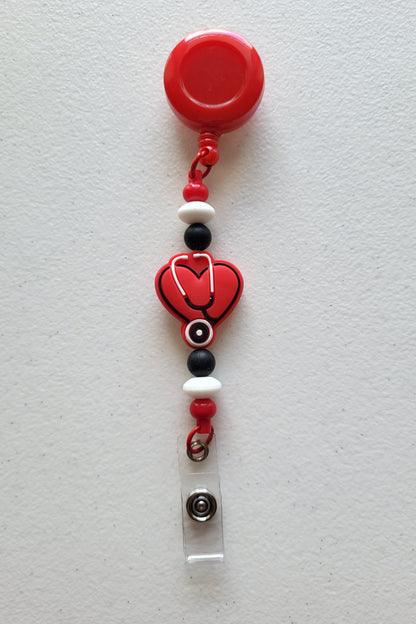 Beaded Retractable Badge Reels