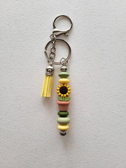 Beaded Bar Keychains