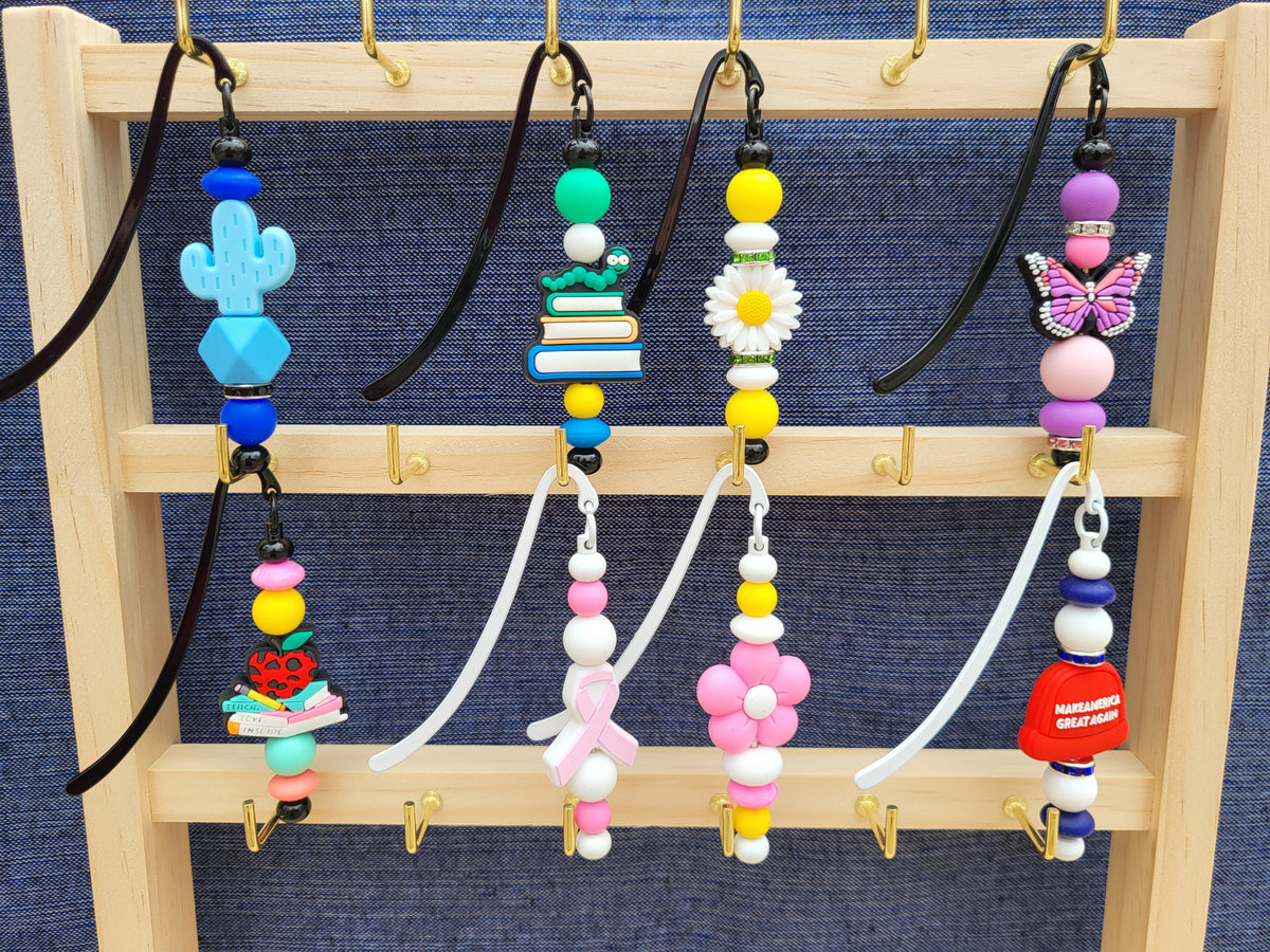 Nature-Inspired Beaded Bookmarks
