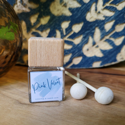 Pink Velvet Car Reed Diffuser