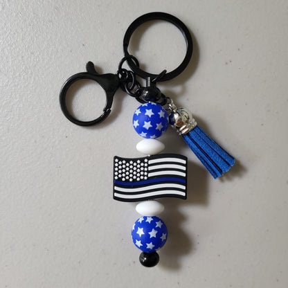 Just Because Beaded Bar Keychains