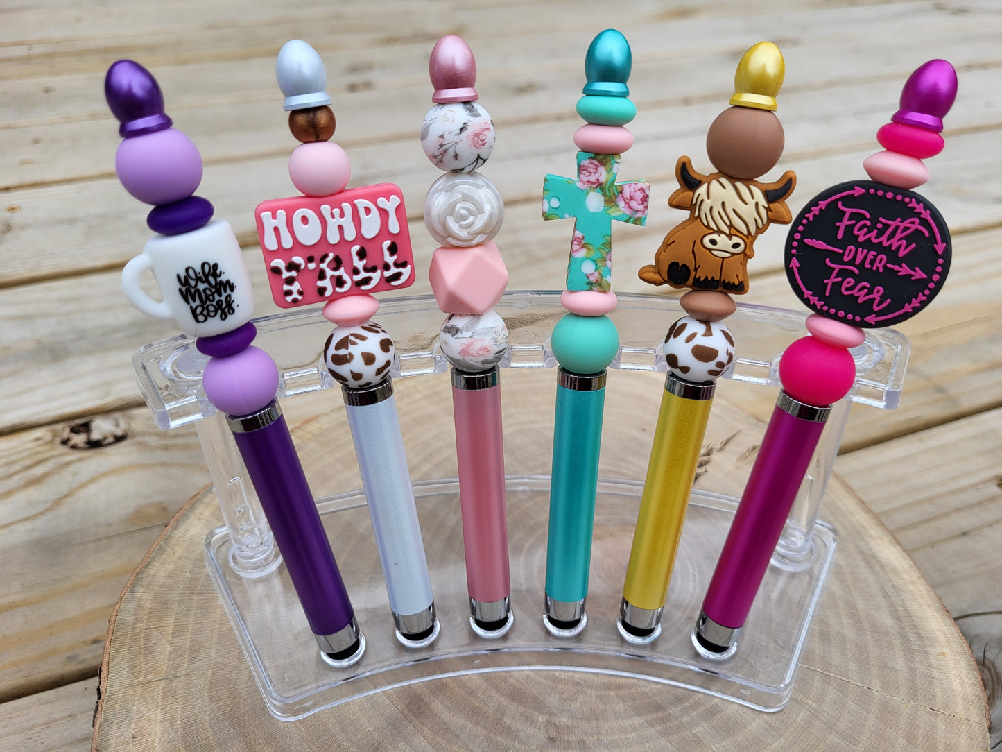 Beaded Stylus Pen Combo
