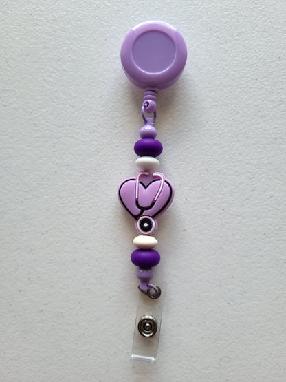 Beaded Retractable Badge Reels