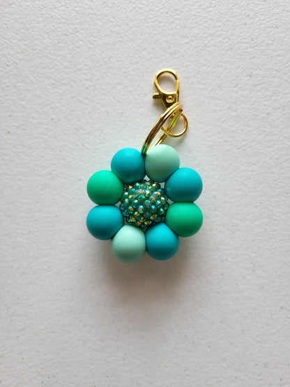 Beaded Daisy Keychains