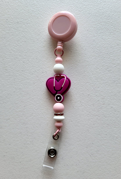Beaded Retractable Badge Reels