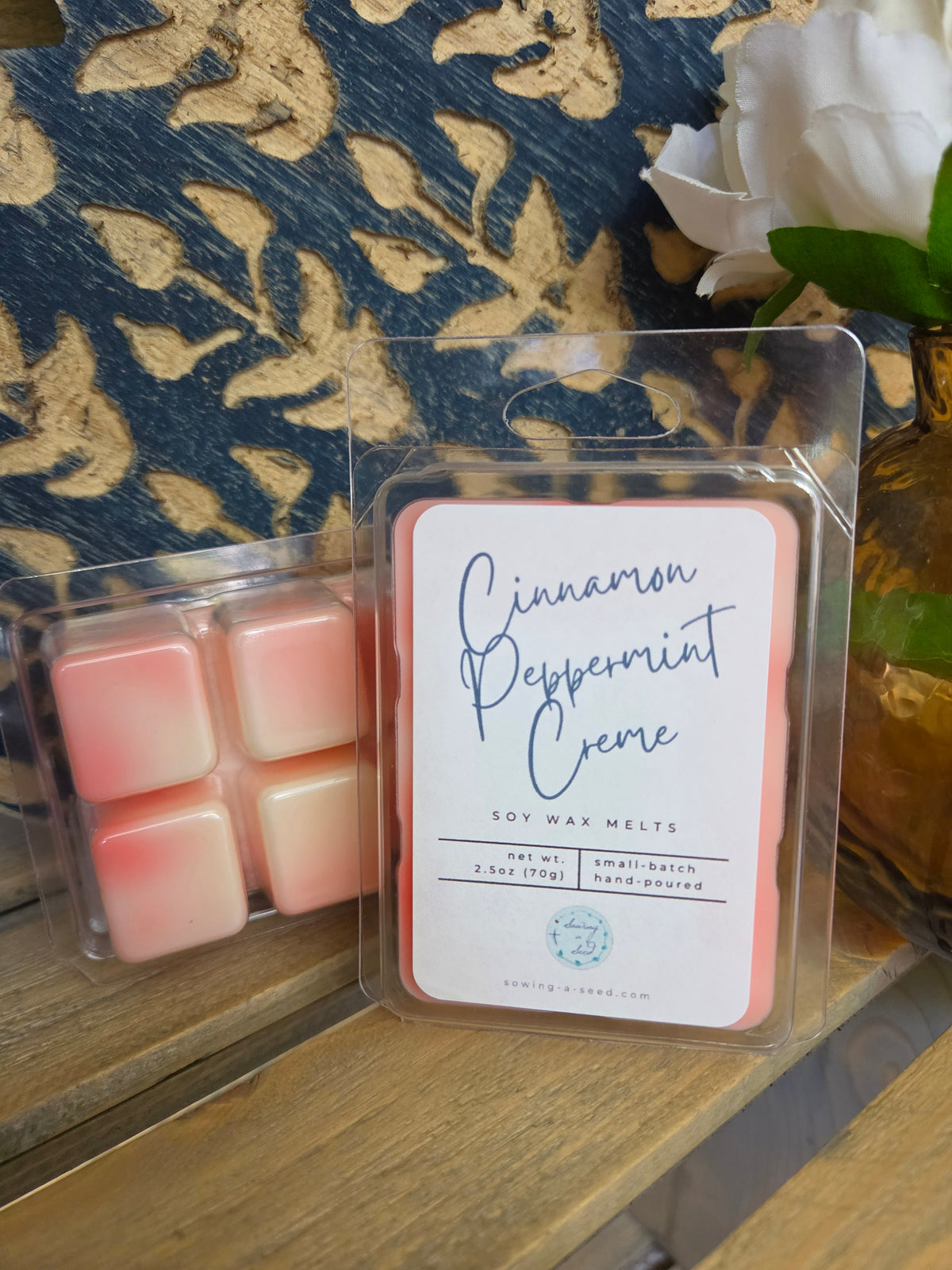 Cinnamon Peppermint Creme Soy Wax Melt