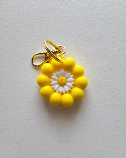 Beaded Daisy Keychains